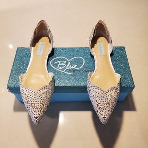 Betsey Johnson Embellished Wedding Flats